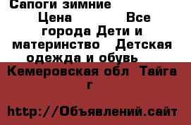 Сапоги зимние Skandia Tex › Цена ­ 1 200 - Все города Дети и материнство » Детская одежда и обувь   . Кемеровская обл.,Тайга г.